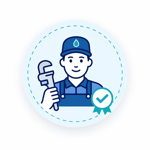 Licensed plumber installed icon